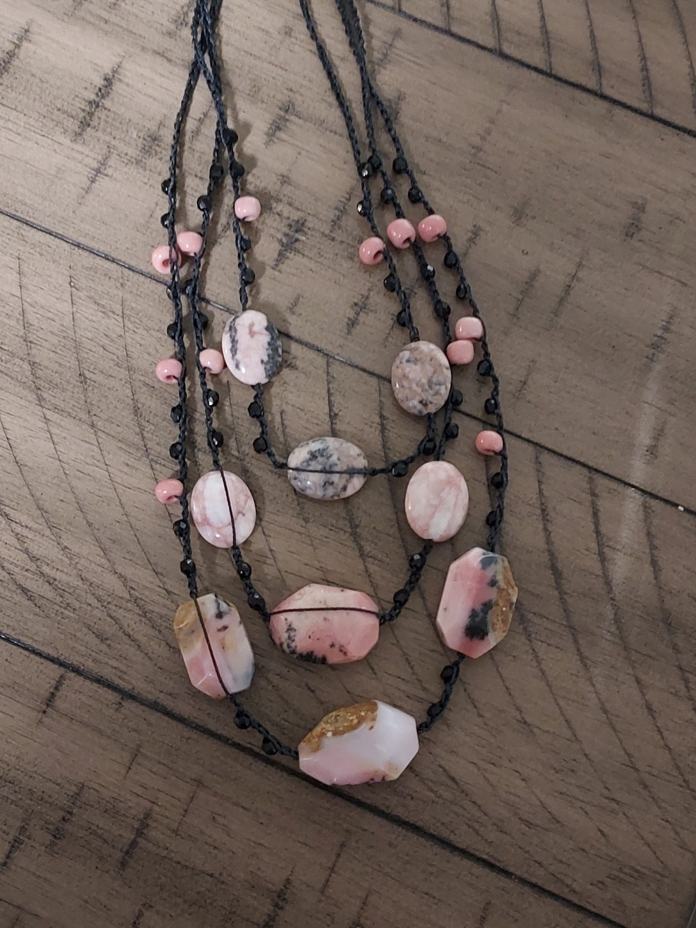Artisan Pink Opal Necklace